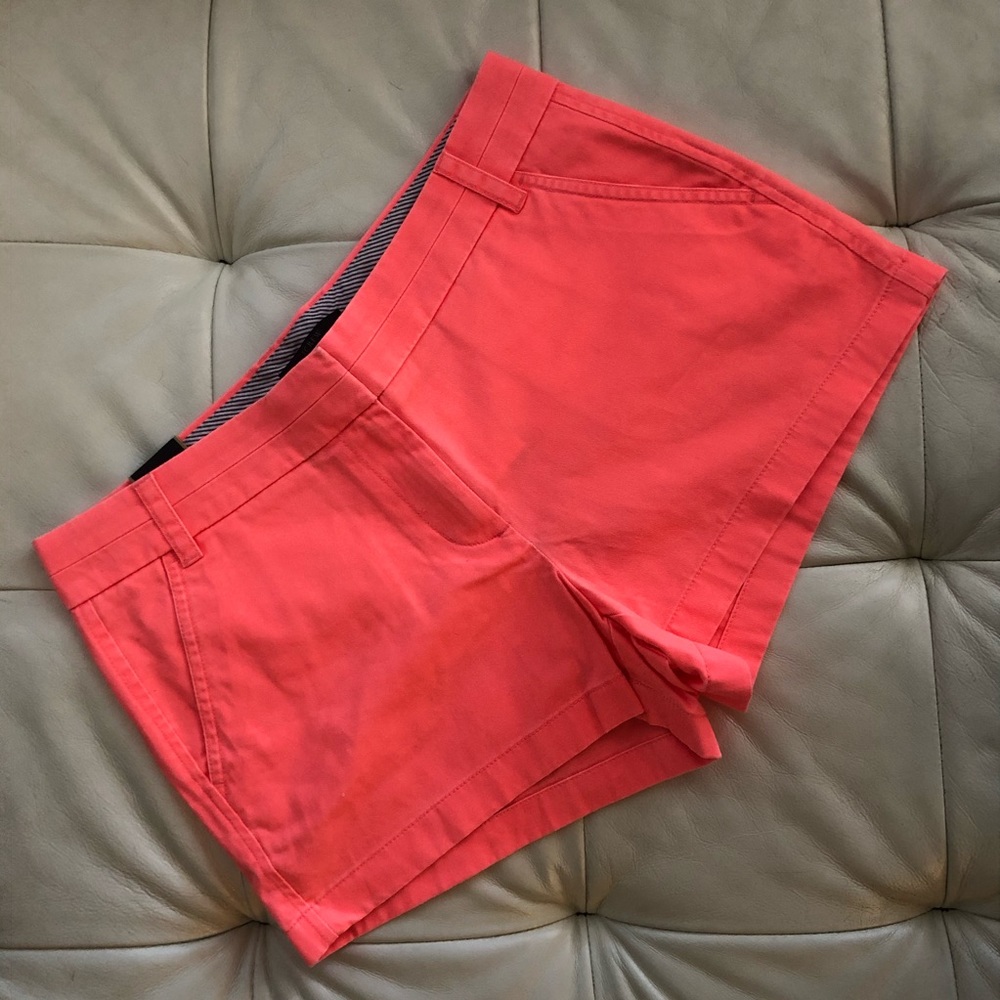 Jcrew Bright Orange Chino Shorts - Size 8